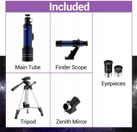 OKAZJA! Teleskop Astronomiczny MaxLapter F40070M