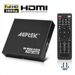 Odtwarzacz AGPtEK Media Player HD 1080P MEGA LUX!