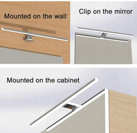 LAMPA LED NAD LUSTRO SREBRNA NOWOCZESNA CUB-600