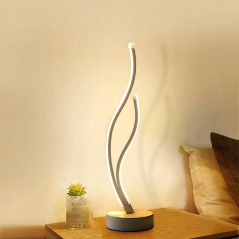 Lampa biurkowa LED Aua 9W zakrzywiona nowoczesna