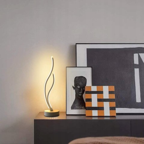 Lampa biurkowa LED Aua 9W zakrzywiona nowoczesna