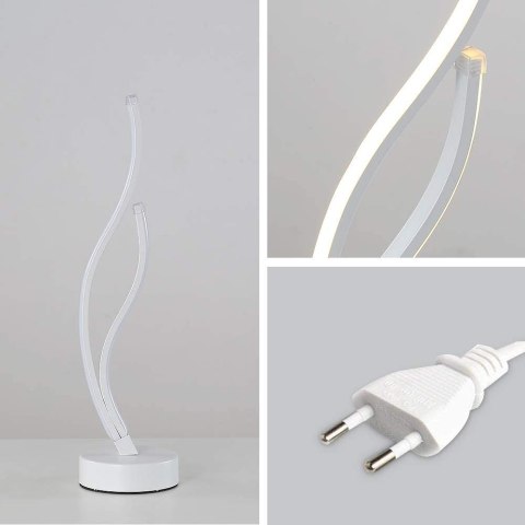 Lampa biurkowa LED Aua 9W zakrzywiona nowoczesna