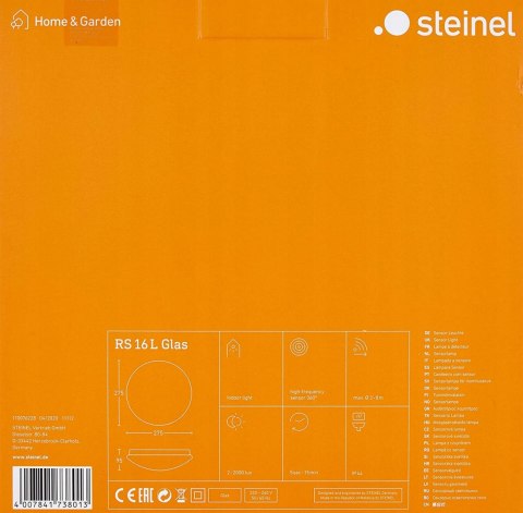 Lampa sufitowa Steinel RS 16L E27 czujnik ruchu