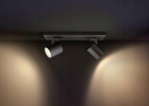 PHILIPS HUE Oprawa Runner czarny 2xGU10 2200-6500K