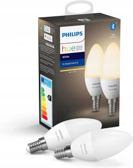 Philips Hue Zestaw Żarówek LED świeczka E14 2x5.5W