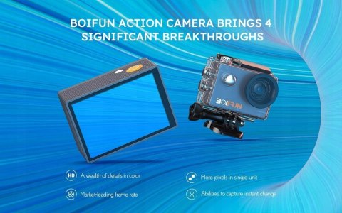 OKAZJA! Kamera sportowa BIOFUN BF-SPC01 4K UHD