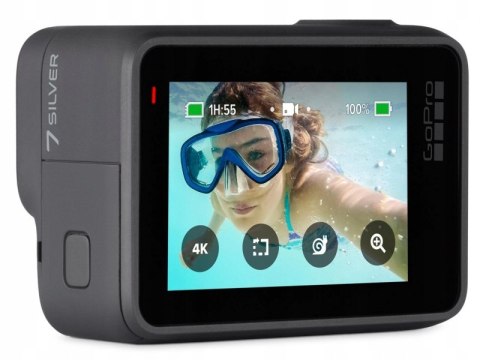 OKAZJA! Kamera sportowa GoPro HERO 7 Silver 4K UHD