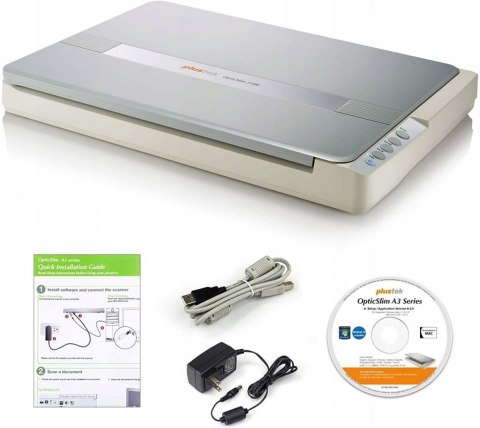 Skaner płaski Plustek OpticSlim 1180 A3 NOWY Skaner płaski Plustek OpticSlim 1180 A3 NOWY