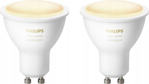 Żarówki Philips HUE White Ambiance GU10 2 sztuki