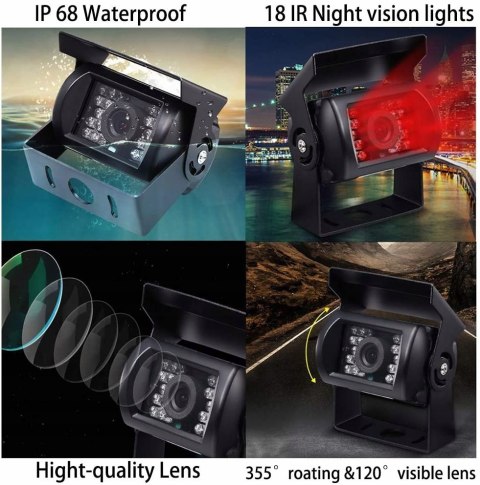 Kamera cofania z monitorem