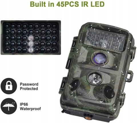 Kamera leśna fotopułapka Nicam 1080p