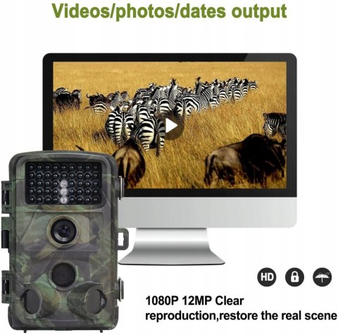 Kamera leśna fotopułapka Nicam 1080p