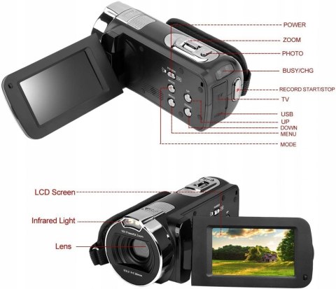 OKAZJA! Kamera GordVE DV HD 24MP NAJTANIEJ