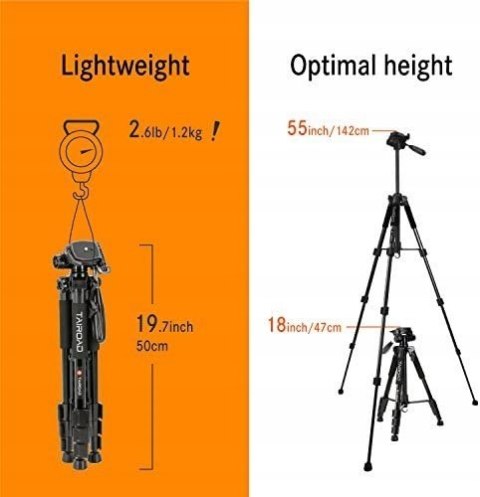 Statyw fotograficzny tripod Tairoad 140 cm