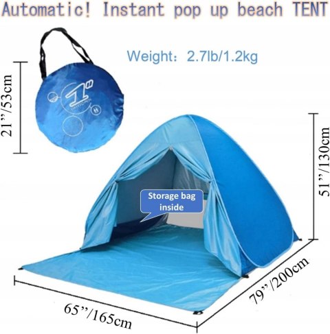 Namiot plażowy Voniry Pop Up MEGA OKAZJA!