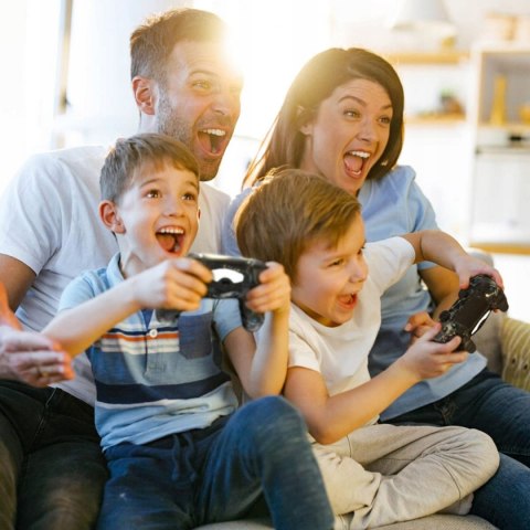 Bezprzewodowy pad PS4 czaszka czarny 800mAh