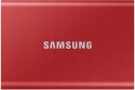 Dysk przenośny SSD Samsung T7 1TB Czerwony GW FV!