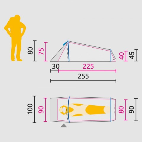 Namiot Jack Wolfskin GOSSAMER 1 osobowy GW FV HiT!