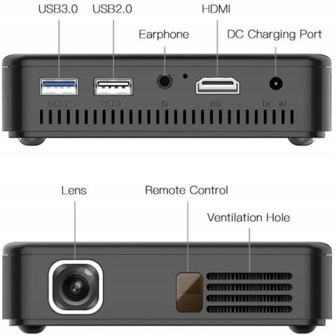 PRZENOŚNY PROJEKTOR OTHA D13 ANDROID 200 ANSI HIT