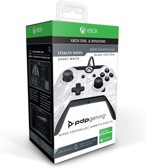 Pad przewodowy do konsoli Microsoft Xbox One biały Pad przewodowy do konsoli Microsoft Xbox One biały