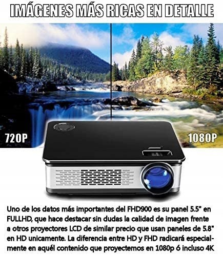 Projektor LCD Unicview FHD900 czarny 1080P LUX