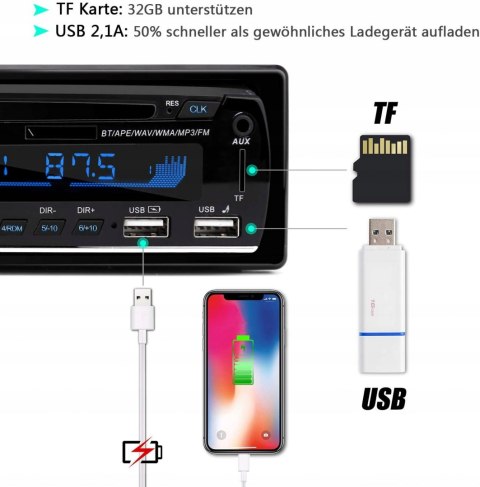 RADIO SAMOCHODOWE CAR RADIO BLUETOOTH USB OKAZJA!