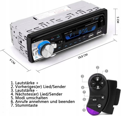 RADIO SAMOCHODOWE CAR RADIO BLUETOOTH USB OKAZJA!