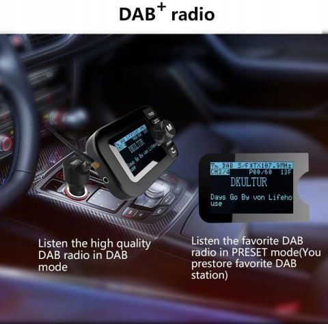 TRANSMITER BLUETOOTH ANGMNO DAB105B USB OKAZJA!
