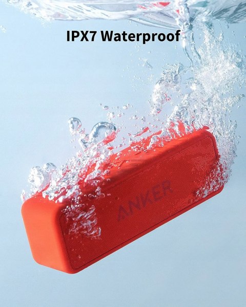 PRZENOŚNY GŁOŚNIK ANKER SOUNDCORE 2 RED OKAZJA!