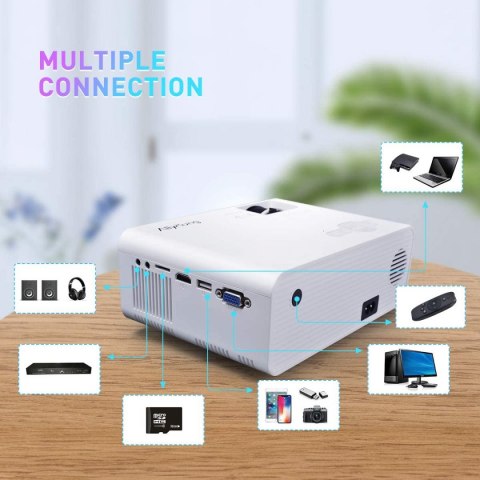 Projektor LED Allyoung J4-W 720P 5000 LUX MEGA HIT