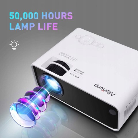 Projektor LED Allyoung J4-W 720P 5000 LUX MEGA HIT