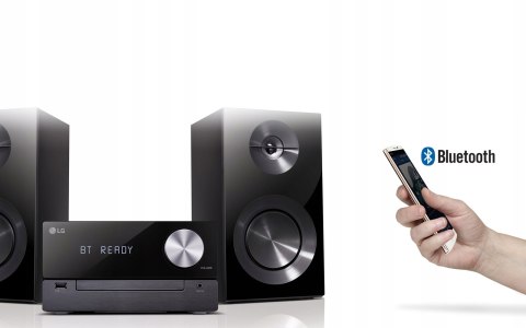 MINIWIEŻA LG CM2460 BT CD AUX BLACK OKAZJA HIT!