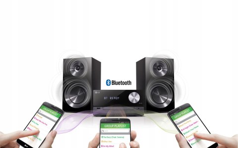 MINIWIEŻA LG CM2460 BT CD AUX BLACK OKAZJA HIT!