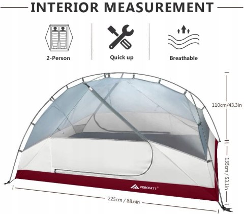 Namiot ekspedycyjny Forceatt Tent 2