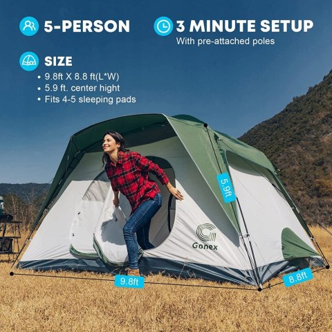 Namiot turystyczny Gonex 6 Pop Up GW FV OKAZJA!