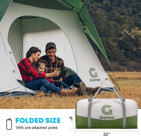 Namiot turystyczny Gonex 6 Pop Up GW FV OKAZJA!
