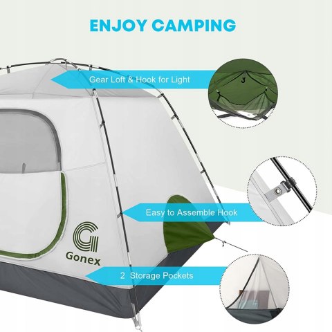 Namiot turystyczny Gonex 6 Pop Up GW FV OKAZJA!