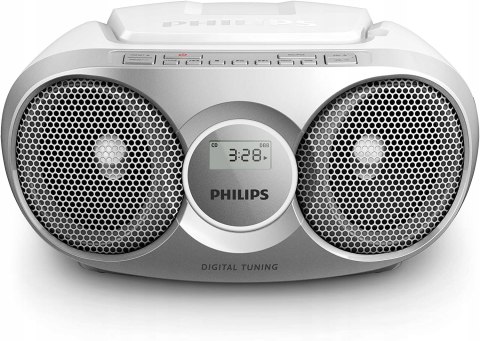 RADIO PHILIPS AZ215S/12 CD FM AUX SILVER OKAZJA!