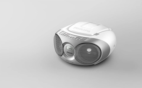 RADIO PHILIPS AZ215S/12 CD FM AUX SILVER OKAZJA!
