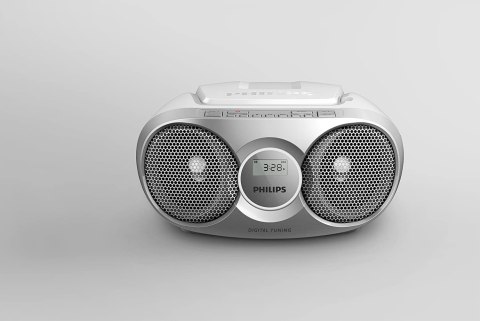 RADIO PHILIPS AZ215S/12 CD FM AUX SILVER OKAZJA!