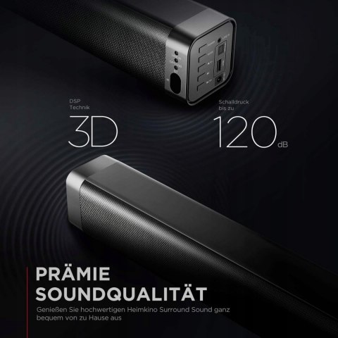 SOUNDBAR BOMAKER ODINE 1 2.0 120W BT USB AUX HIT!