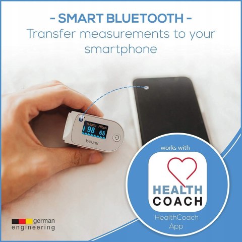 BEURER PO 60 PULSOKSYMETR MEDYCZNY BLUETOOTH