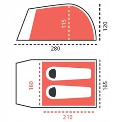 Namiot turystyczny Grand Canyon Topek 2 GW FV HiT!