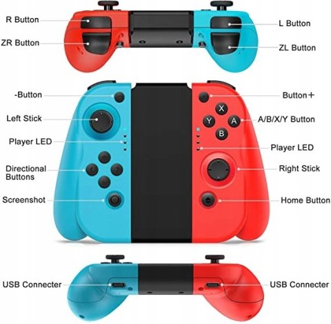 Pad bezprzewodowy do konsoli Nintendo Switch JYS Pad bezprzewodowy do konsoli Nintendo Switch JYS