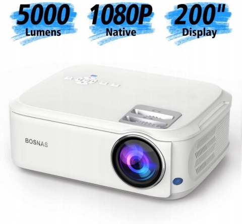 Projektor BOSNAS 5000 LUX NATYWNE FULL HD MEGA