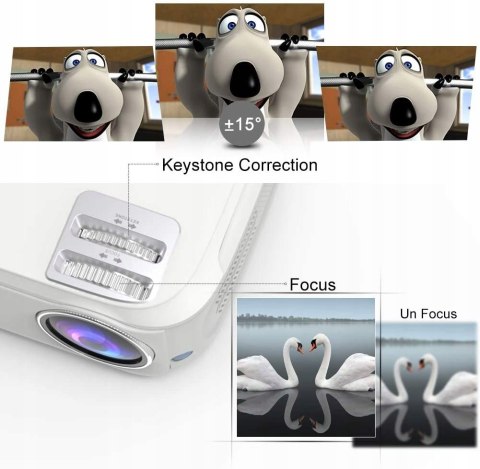 Projektor BOSNAS 5000 LUX NATYWNE FULL HD MEGA