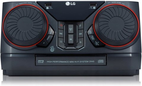 WIEŻA LG CK43 300W BLUETOOTH FM CD BLACK OKAZJA!