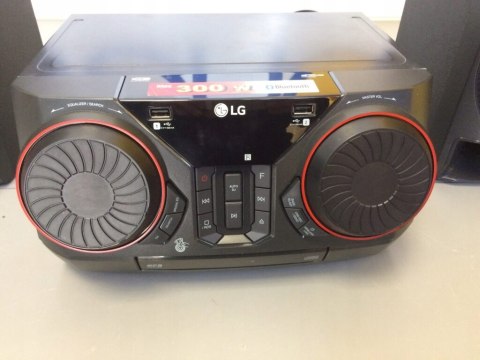 WIEŻA LG CK43 300W BLUETOOTH FM CD BLACK OKAZJA!