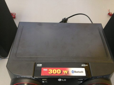 WIEŻA LG CK43 300W BLUETOOTH FM CD BLACK OKAZJA!