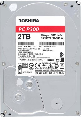 Dysk wewnętrzny HDD Toshiba P300 2TB GW FV HiT!
